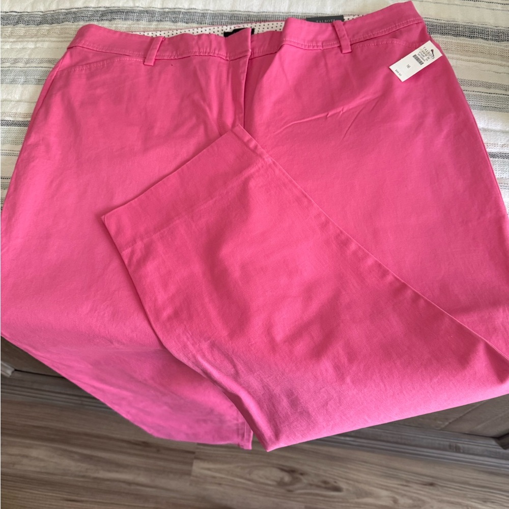 Talbots Pink Straight Leg Pants